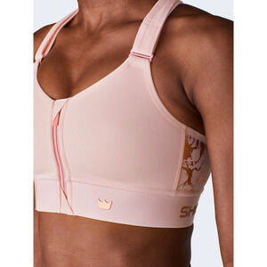 SHEFIT Flex Sports Bra Size 3Luxe Blush Walking Tennis Cycle Weights Compression